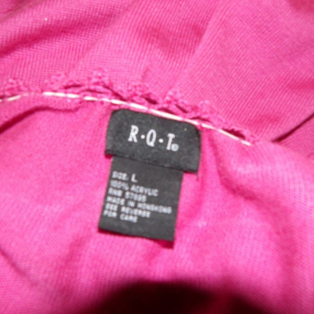 RQT Dusty Rose Beaded Rhinestones Pullover Sweater Size Large - Picture 4 of 4